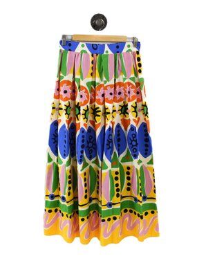 Zara print maxi skirt #220-43